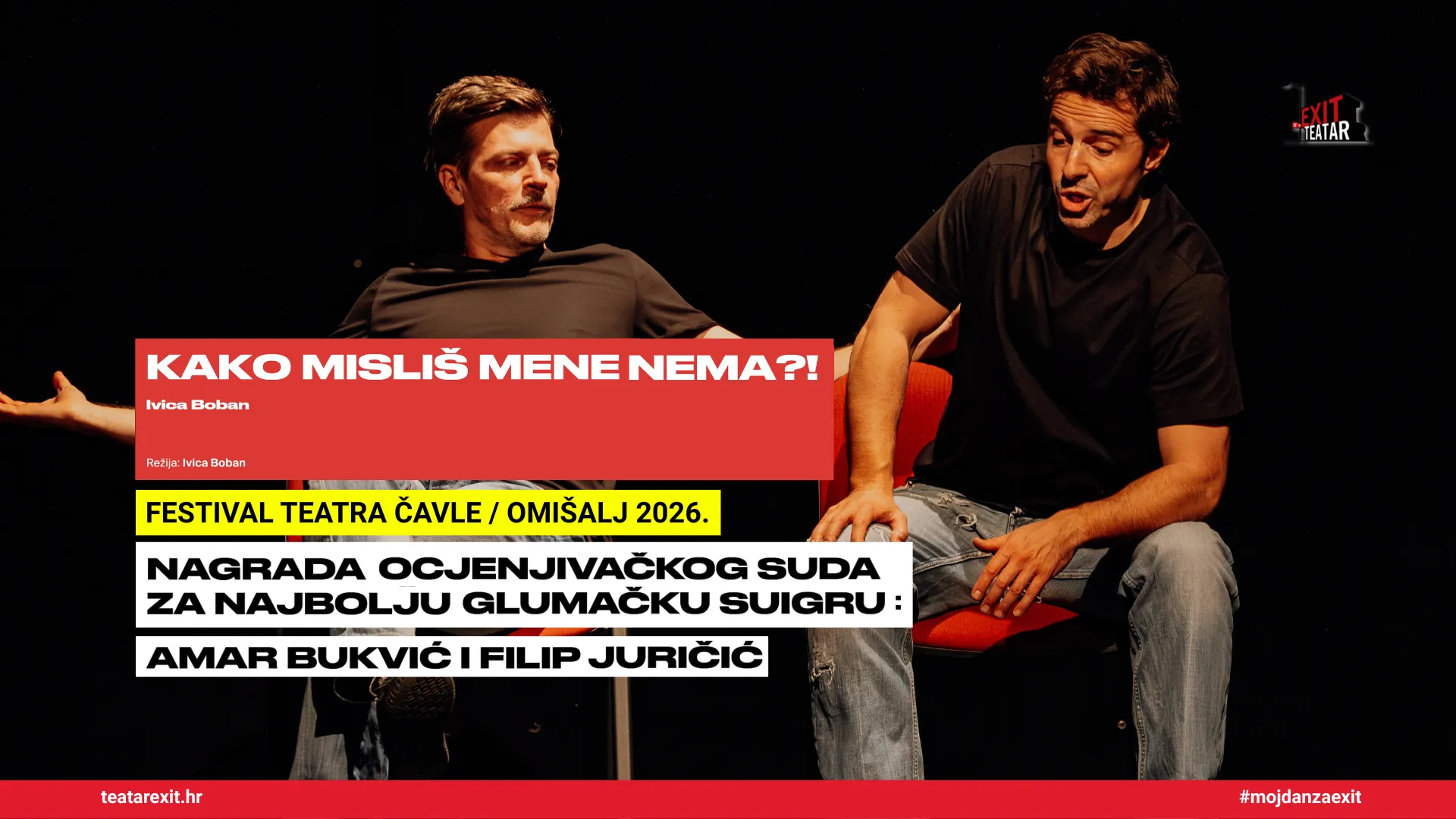 Nagrada glumcima predstave KAKO MISLIŠ MENE NEMA?!
