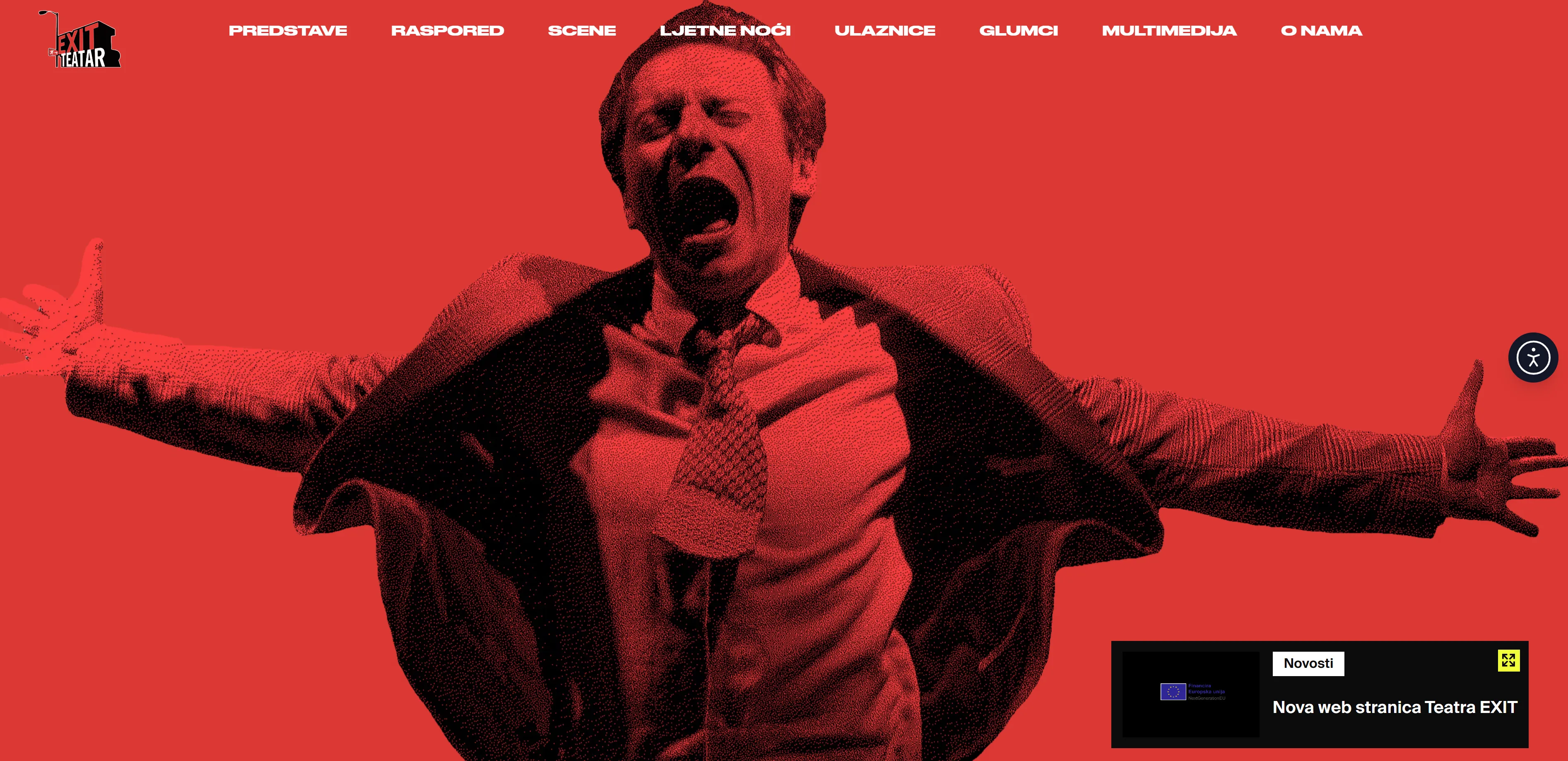 Nova web stranica Teatra EXIT